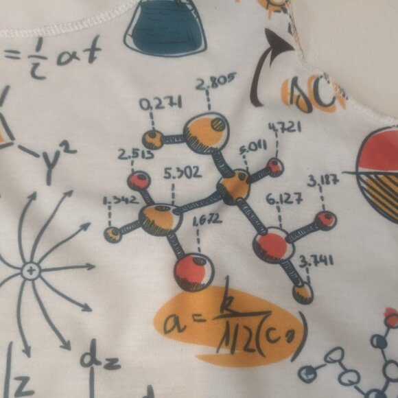 L.A. Soul Size *Small Tank Top White with Science Print - Picture 11 of 11